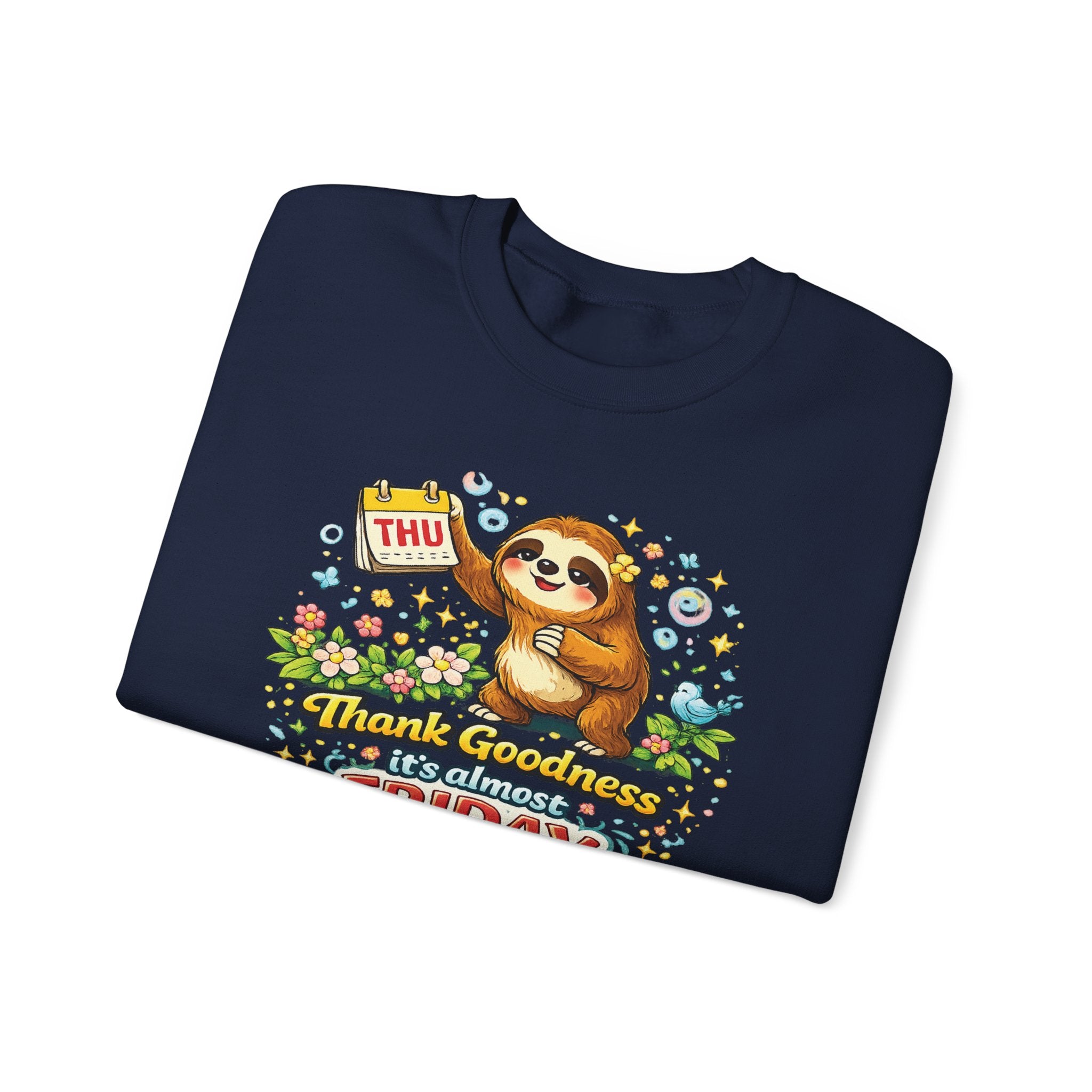 Thursday - Procrastination Sloth Series Sweatshirt