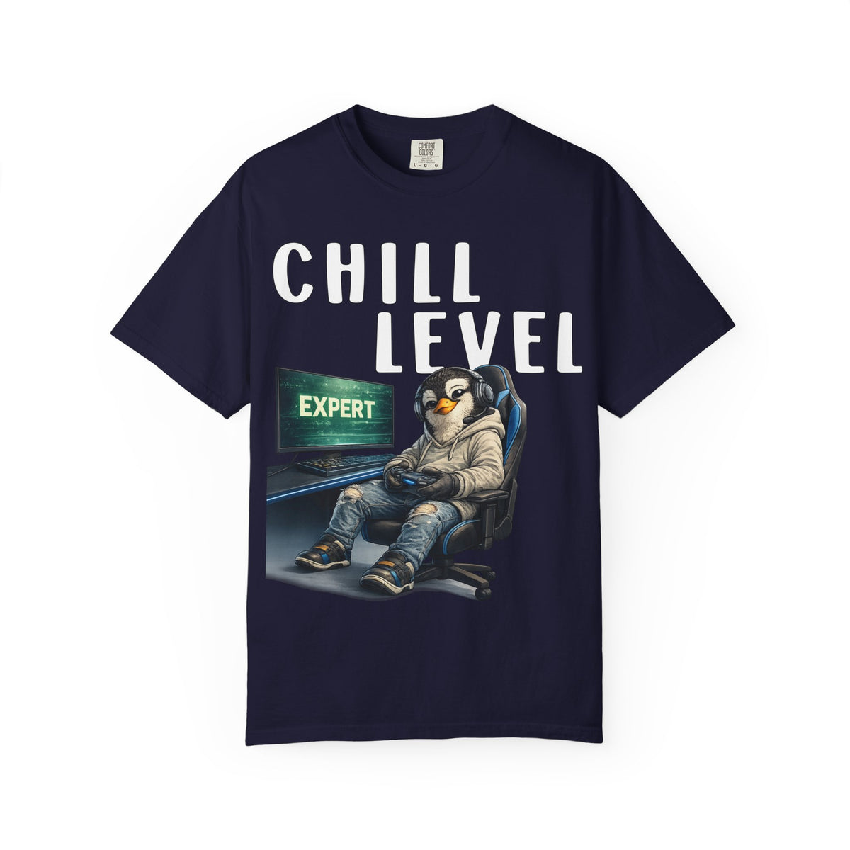 Chill Level Expert Boy T-shirt - Penguin Series