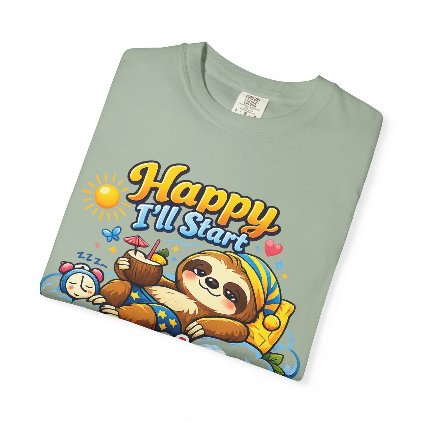 Sunday - Procrastination Sloth Series T-shirt