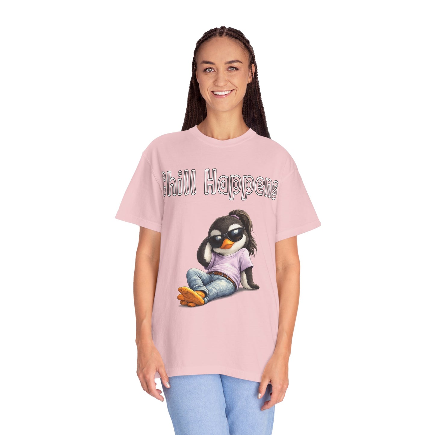 "Chill Happens" T-shirt Penguin Series