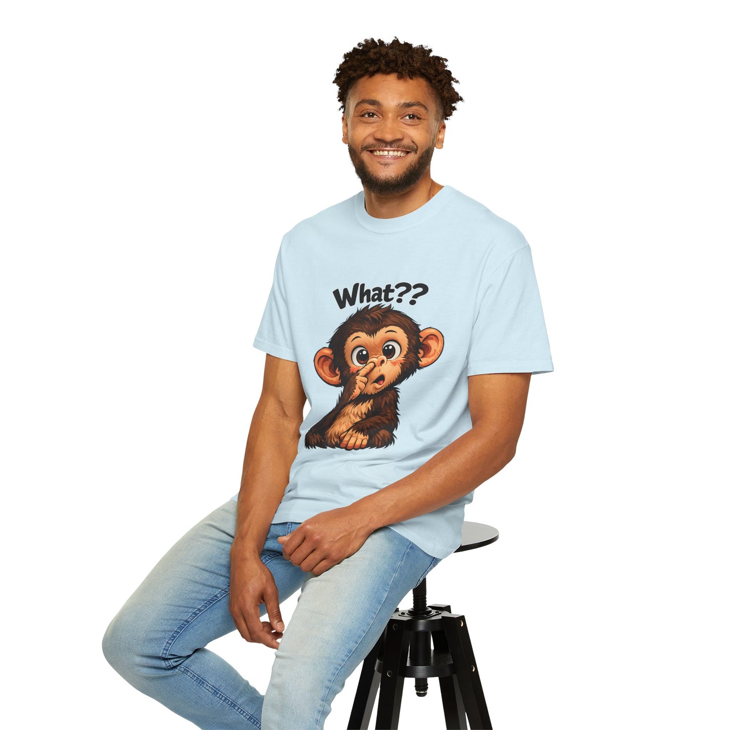 Monkey Says "What?" T-shirt