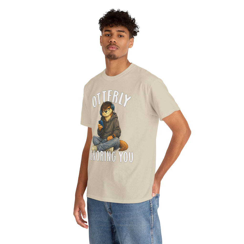 "Otterly Ignoring You" Teen Boy Tee - Otter Series