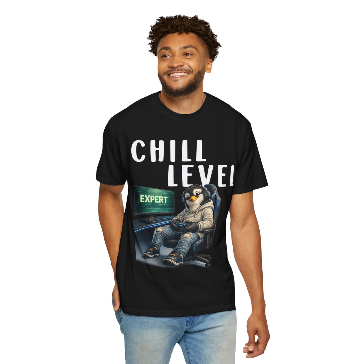 Chill Level Expert Boy T-shirt - Penguin Series