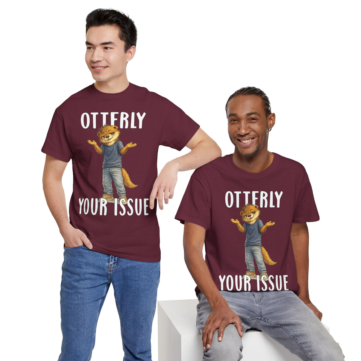 "Otterly Your Issue" Boy Tee - Otter Series