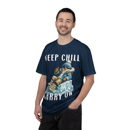 Keep Chill Carry On Boy T-shirt - Penguin Series