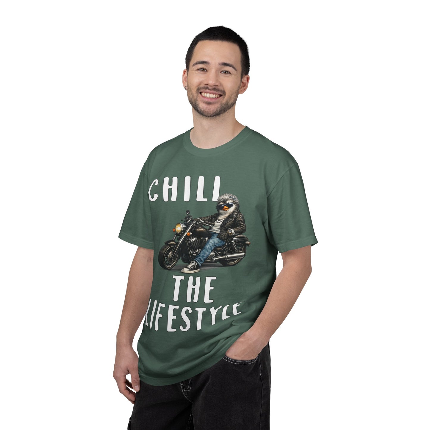 Chill The Lifestyle Grandpa T-shirt -  Penguin Series