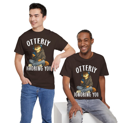 "Otterly Ignoring You" Teen Boy Tee - Otter Series