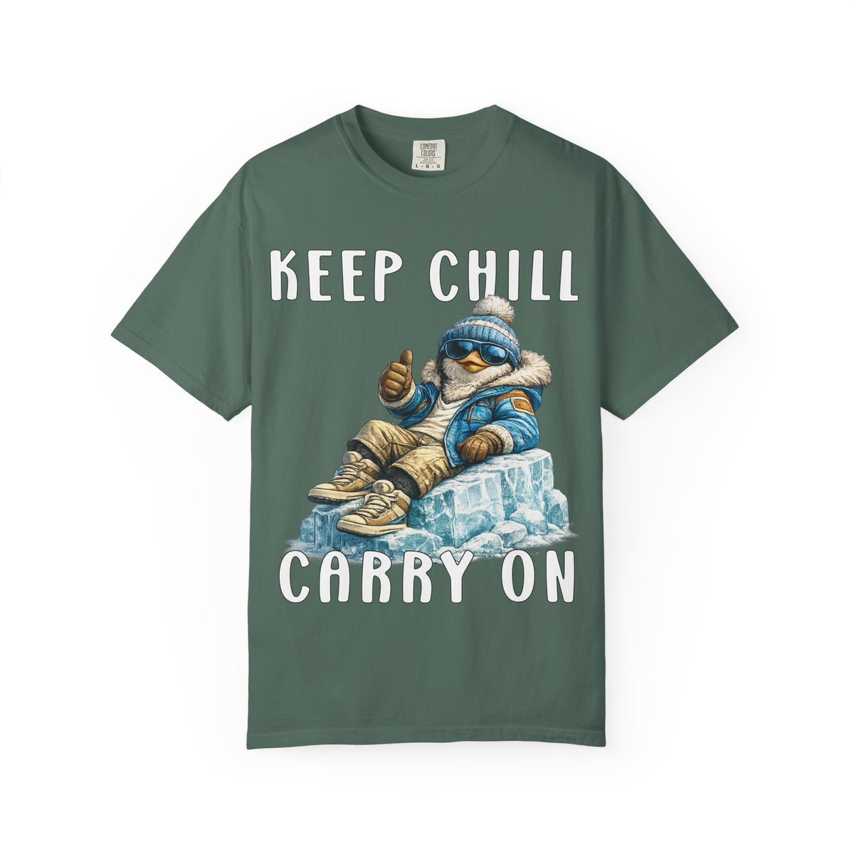 Keep Chill Carry On Boy T-shirt - Penguin Series