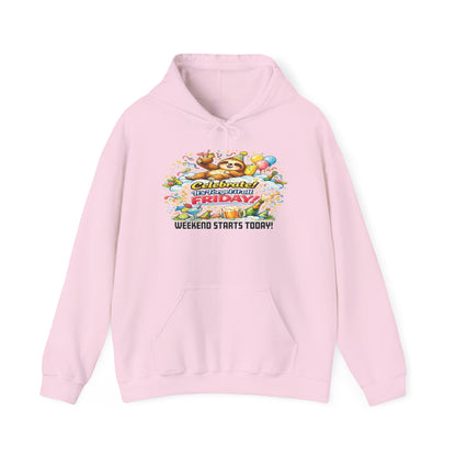 Friday - Procrastination Sloth Series Hoodie