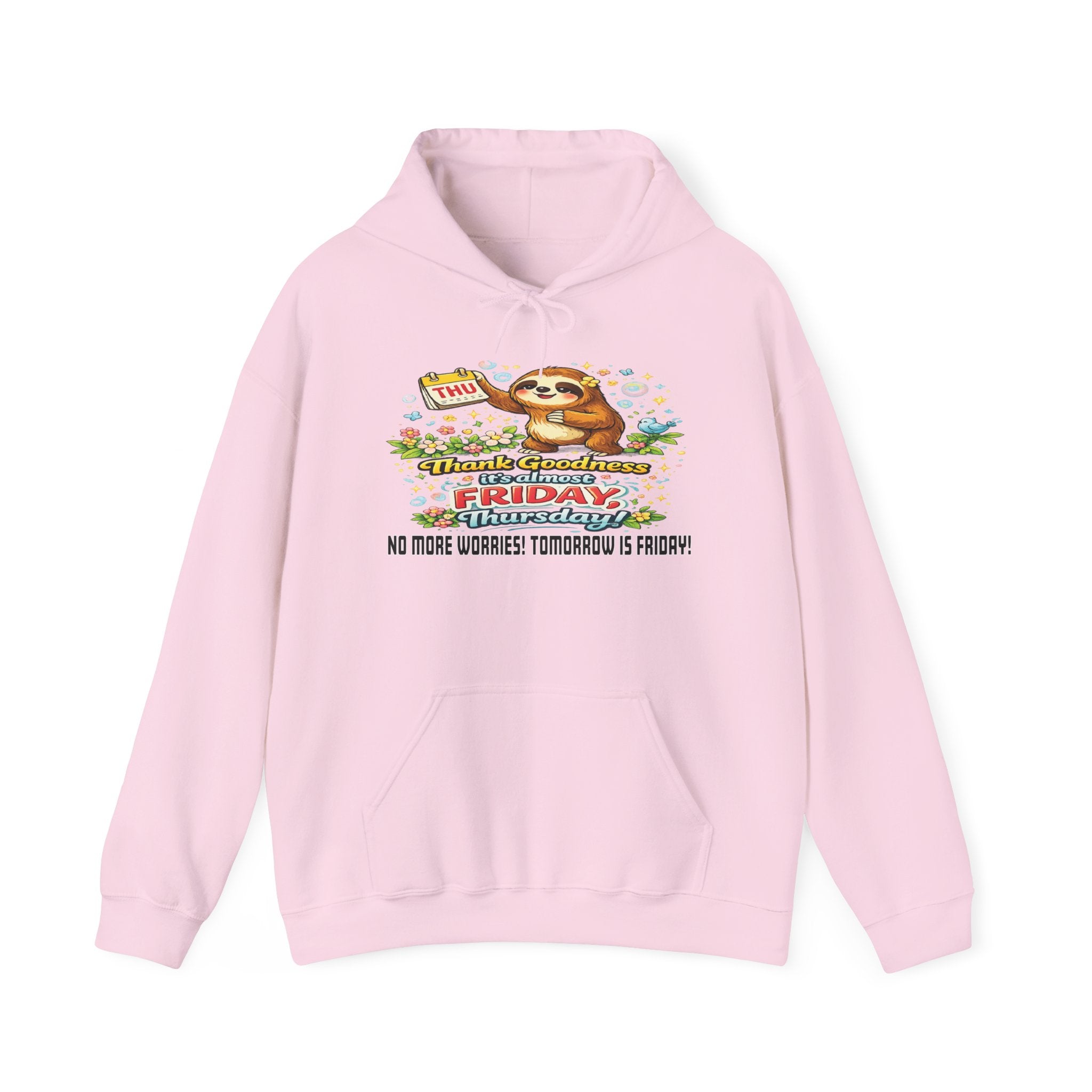 Thursday - Procrastination Sloth Series Hoodie