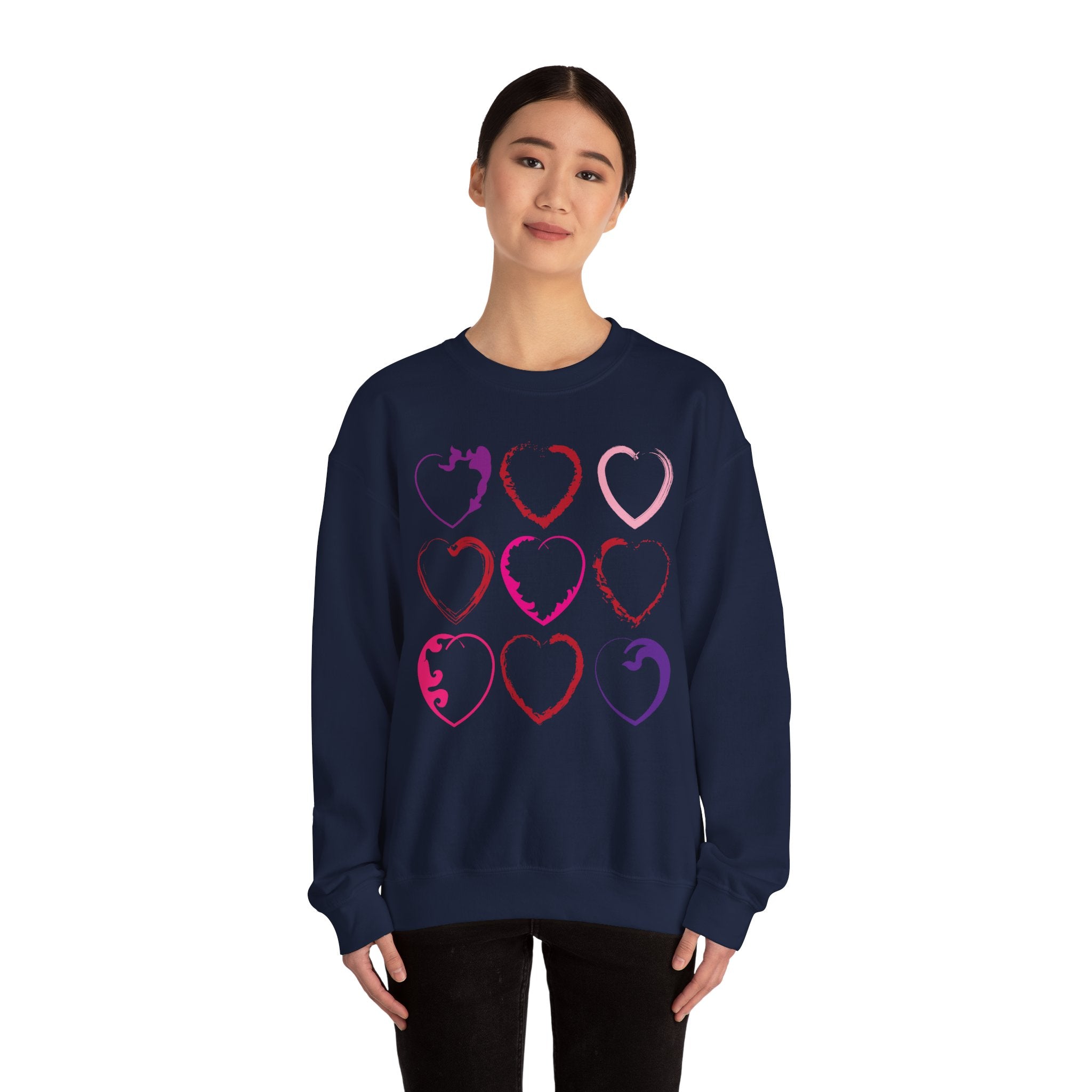 Nine Hearts Valentine's Day Sweatshirt
