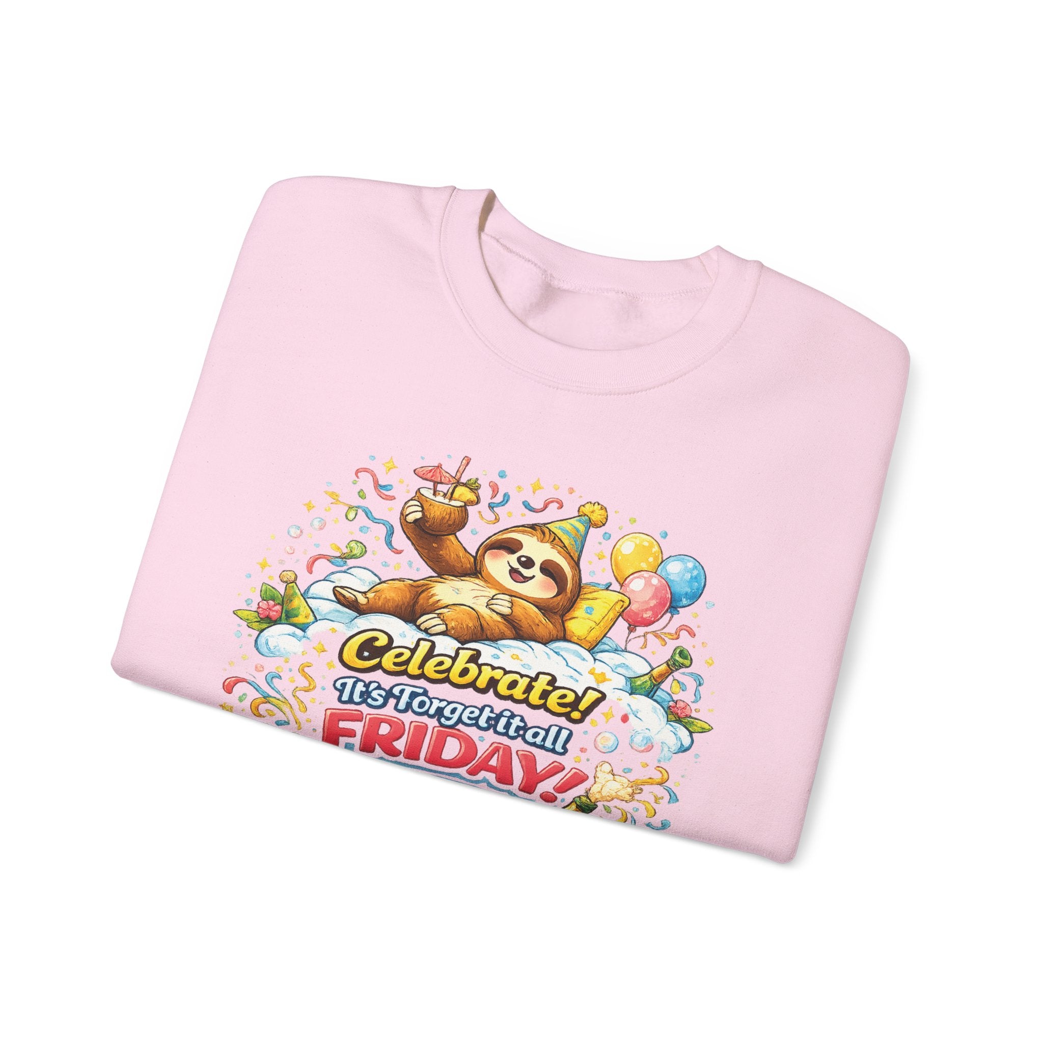 Friday - Procrastination Sloth Series Sweatshirt