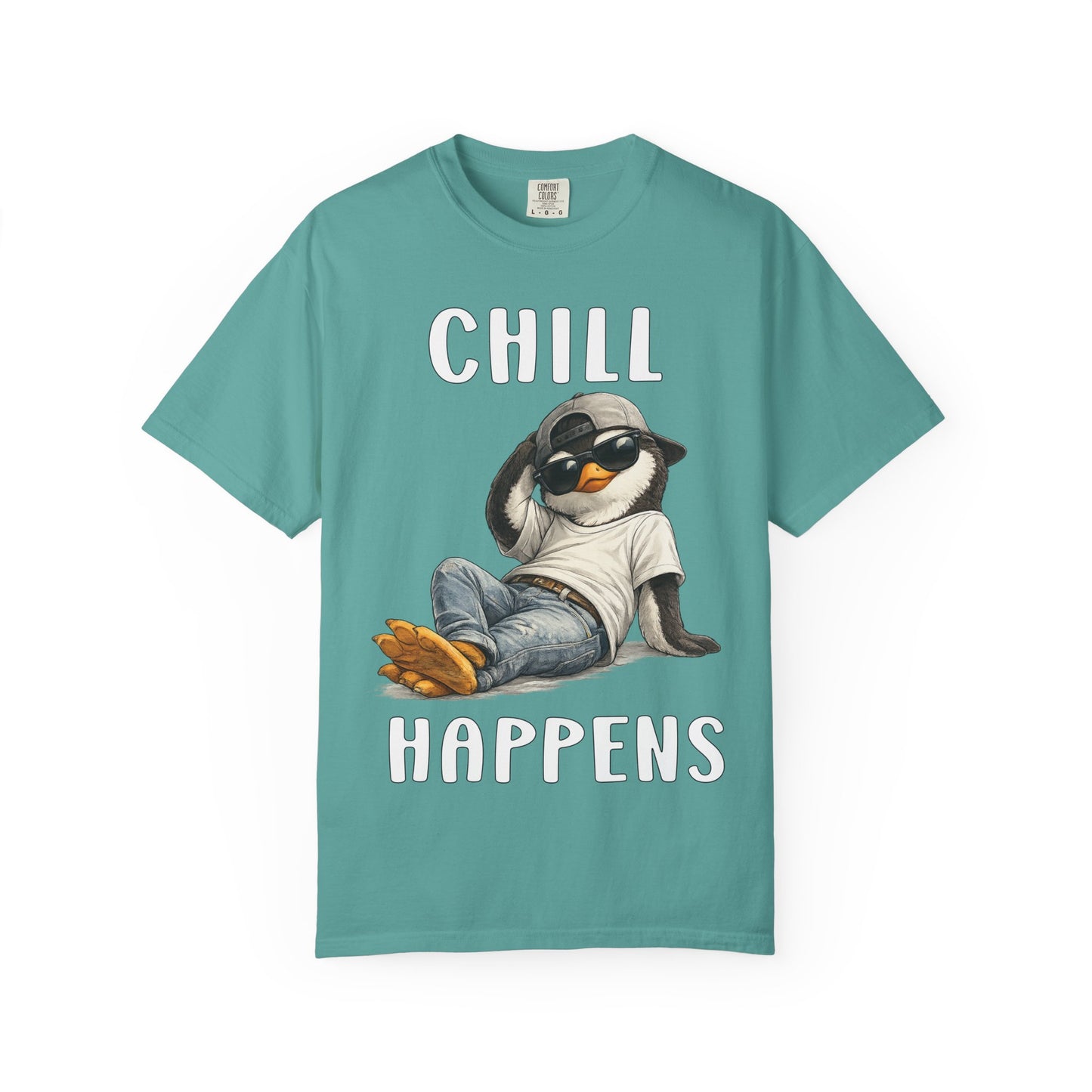 Chill Happens Boy T-shirt - Penguin Series