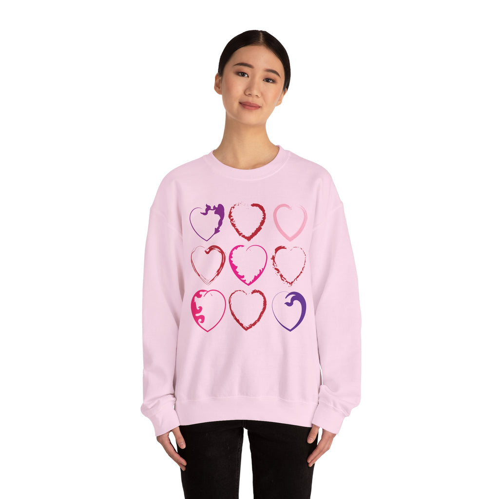 Nine Hearts Valentine's Day Sweatshirt
