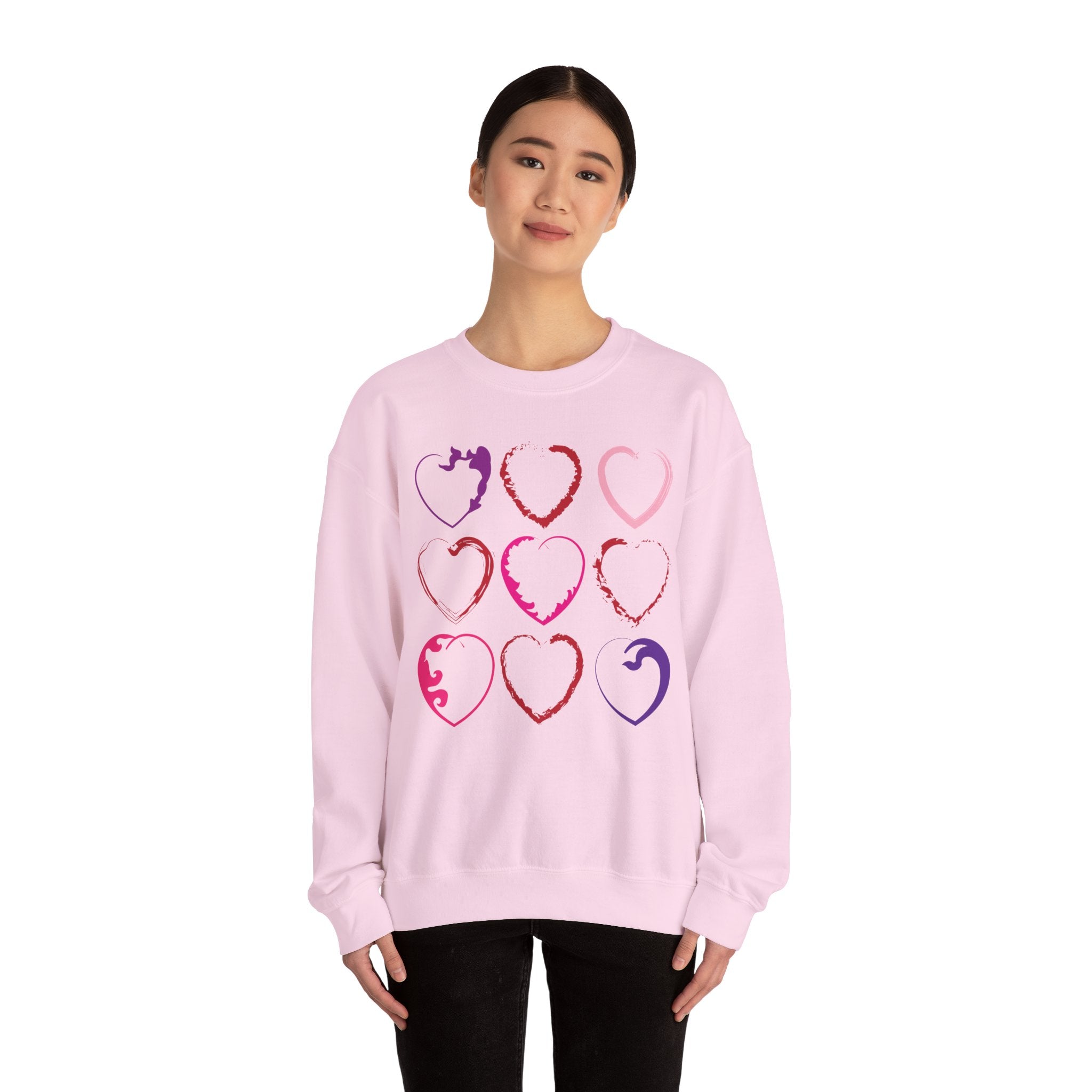 Nine Hearts Valentine's Day Sweatshirt