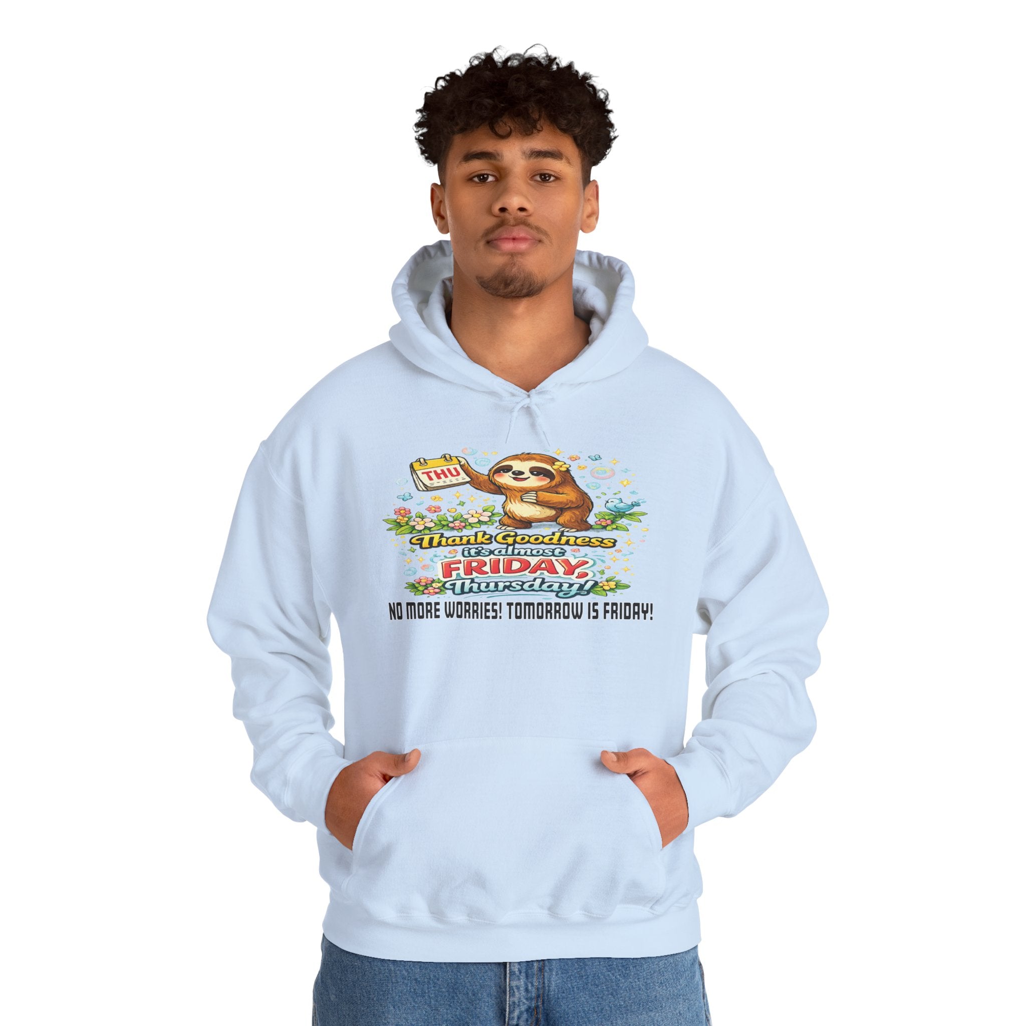 Thursday - Procrastination Sloth Series Hoodie