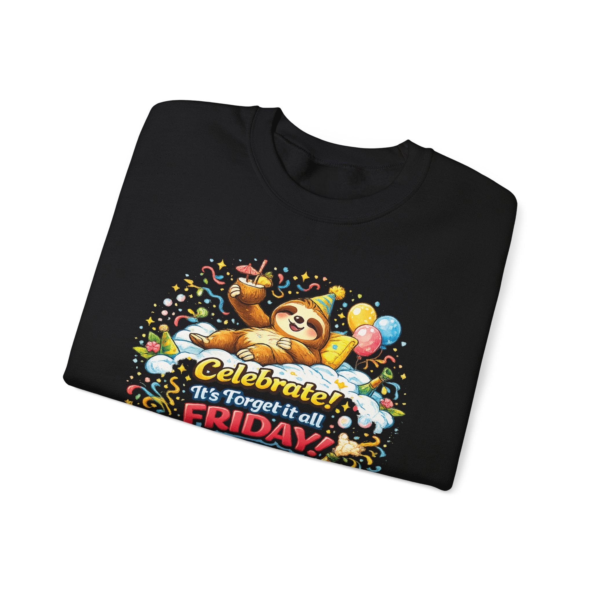 Friday - Procrastination Sloth Series Sweatshirt