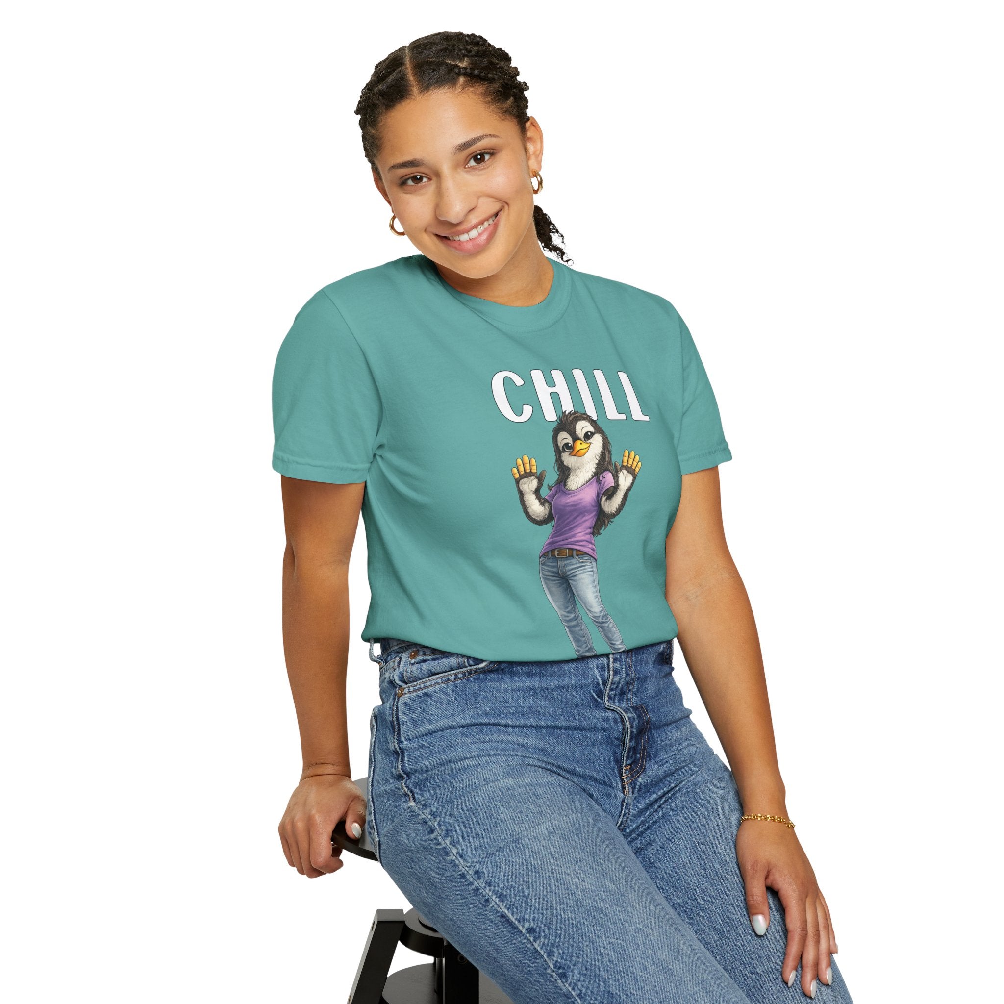 Chill Out Girl T-shirt - Penguin Series