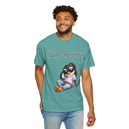 "Chill Happens" T-shirt Penguin Series