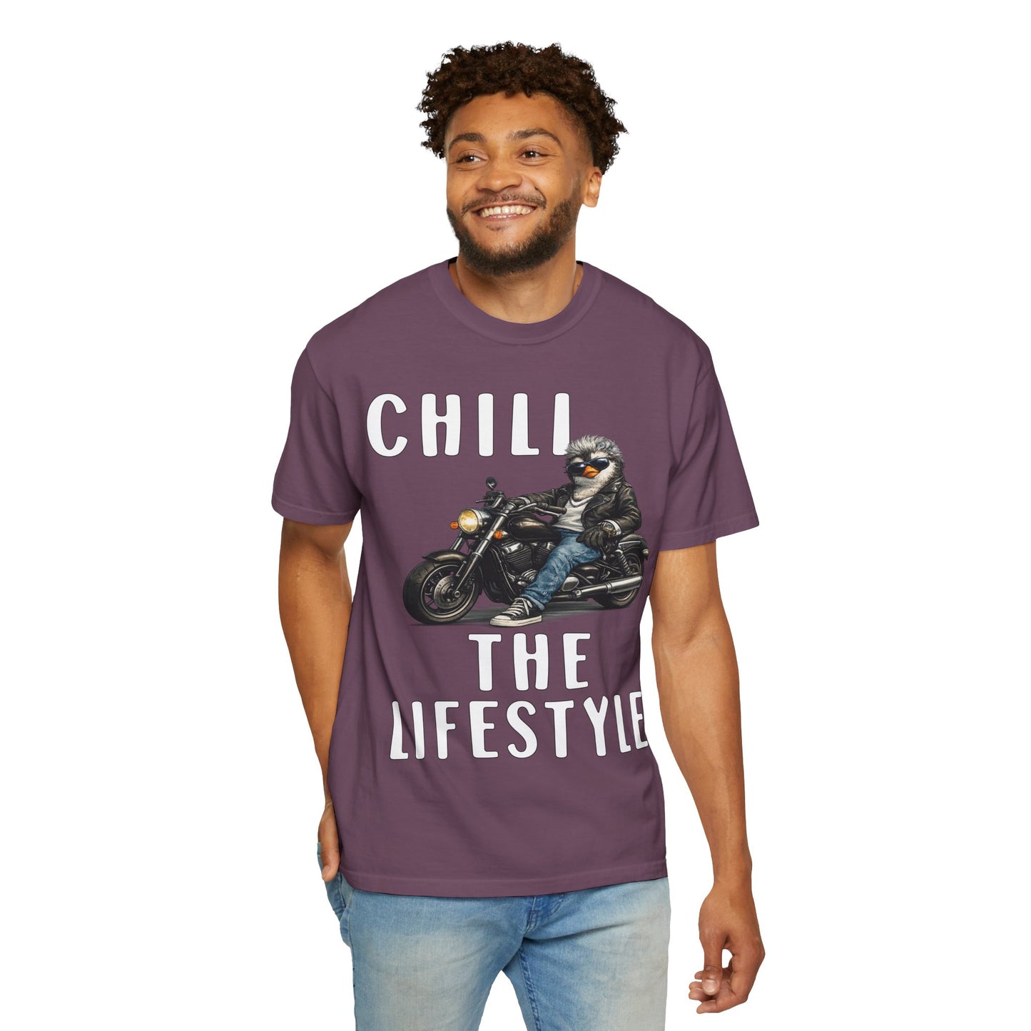 Chill The Lifestyle Grandpa T-shirt -  Penguin Series