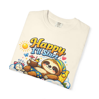 Sunday - Procrastination Sloth Series T-shirt