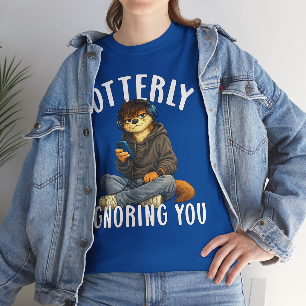 "Otterly Ignoring You" Teen Boy Tee - Otter Series