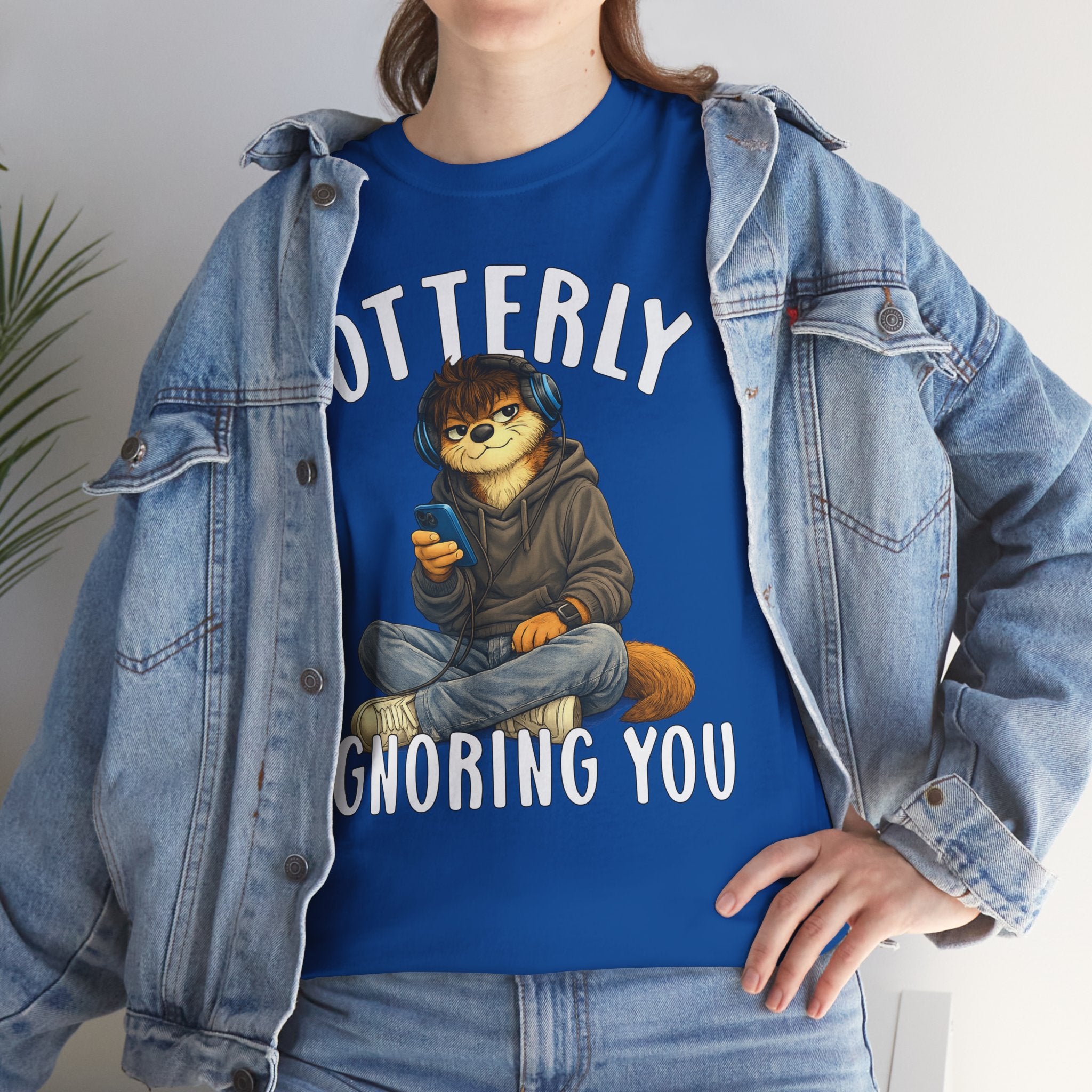 "Otterly Ignoring You" Teen Boy Tee - Otter Series