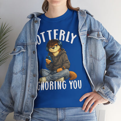 "Otterly Ignoring You" Teen Boy Tee - Otter Series
