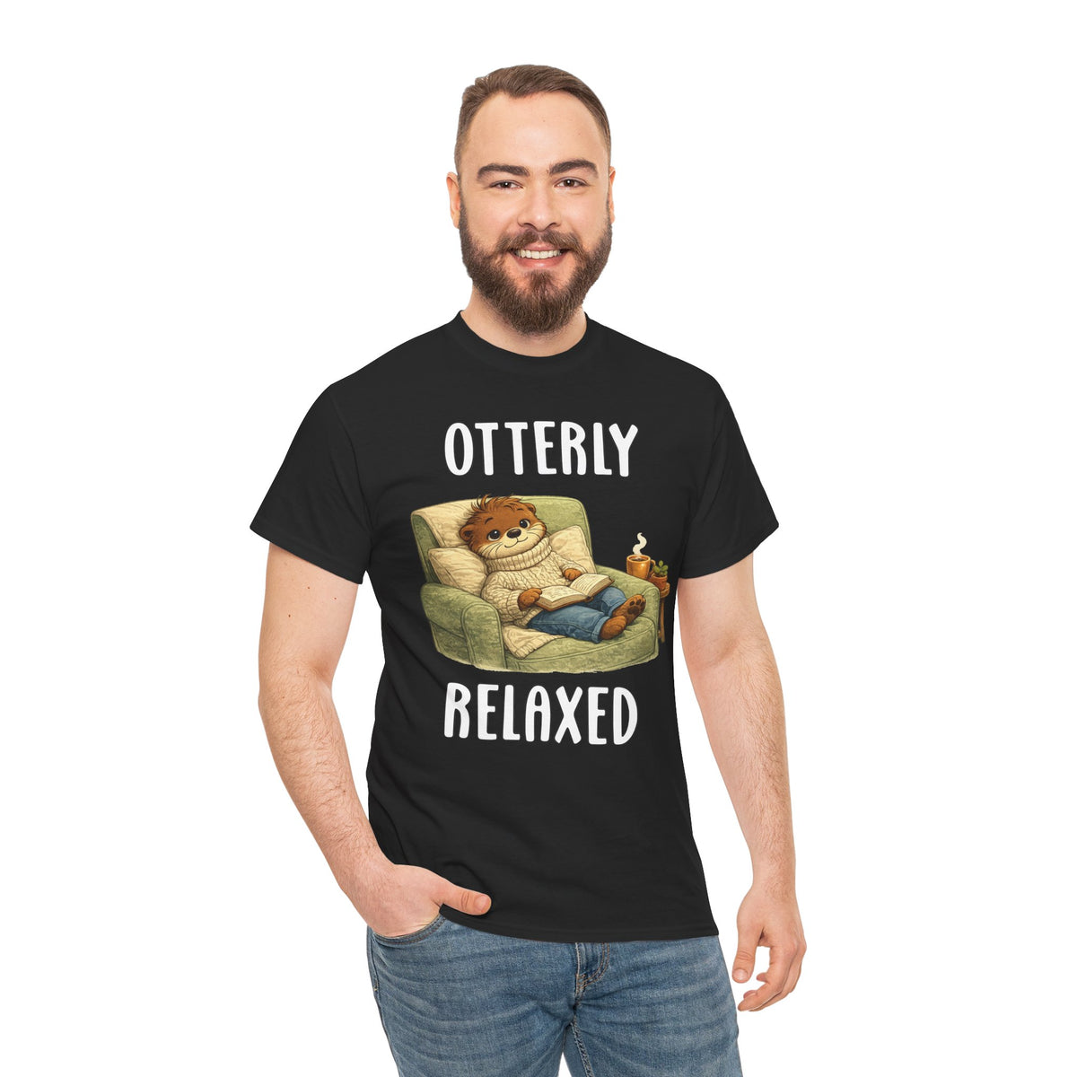 "Otterly Relaxed" Tee - Otter Series