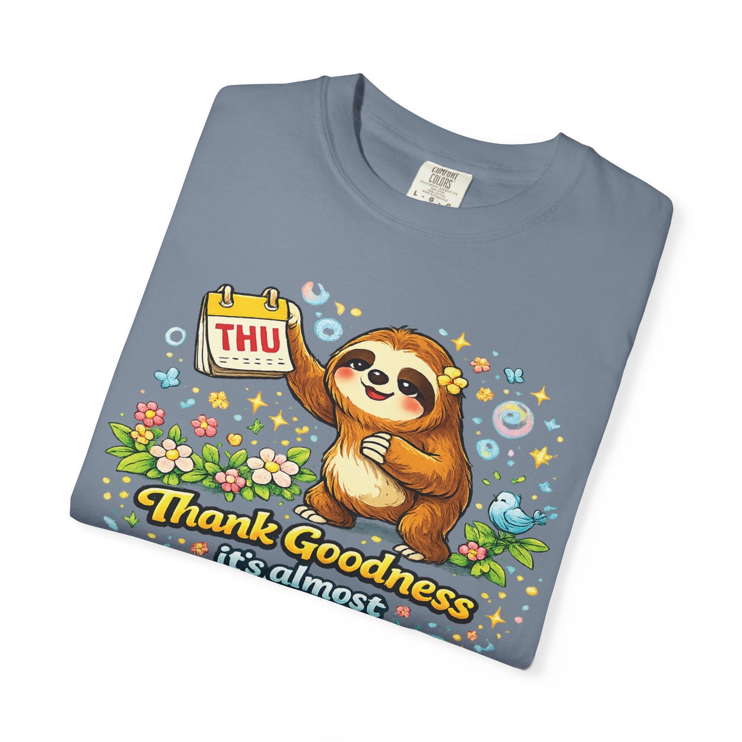 Thursday - Procrastination Sloth Series T-shirt