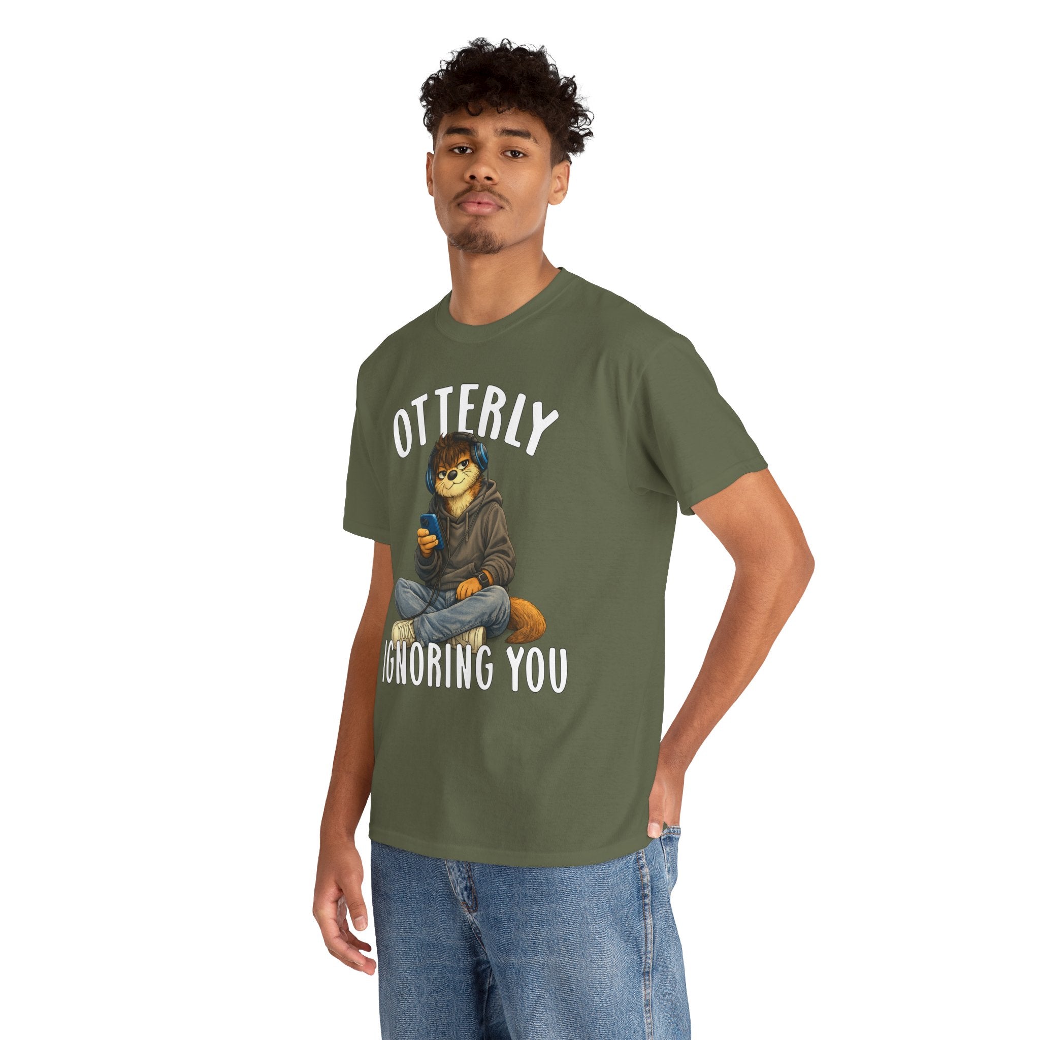 "Otterly Ignoring You" Teen Boy Tee - Otter Series