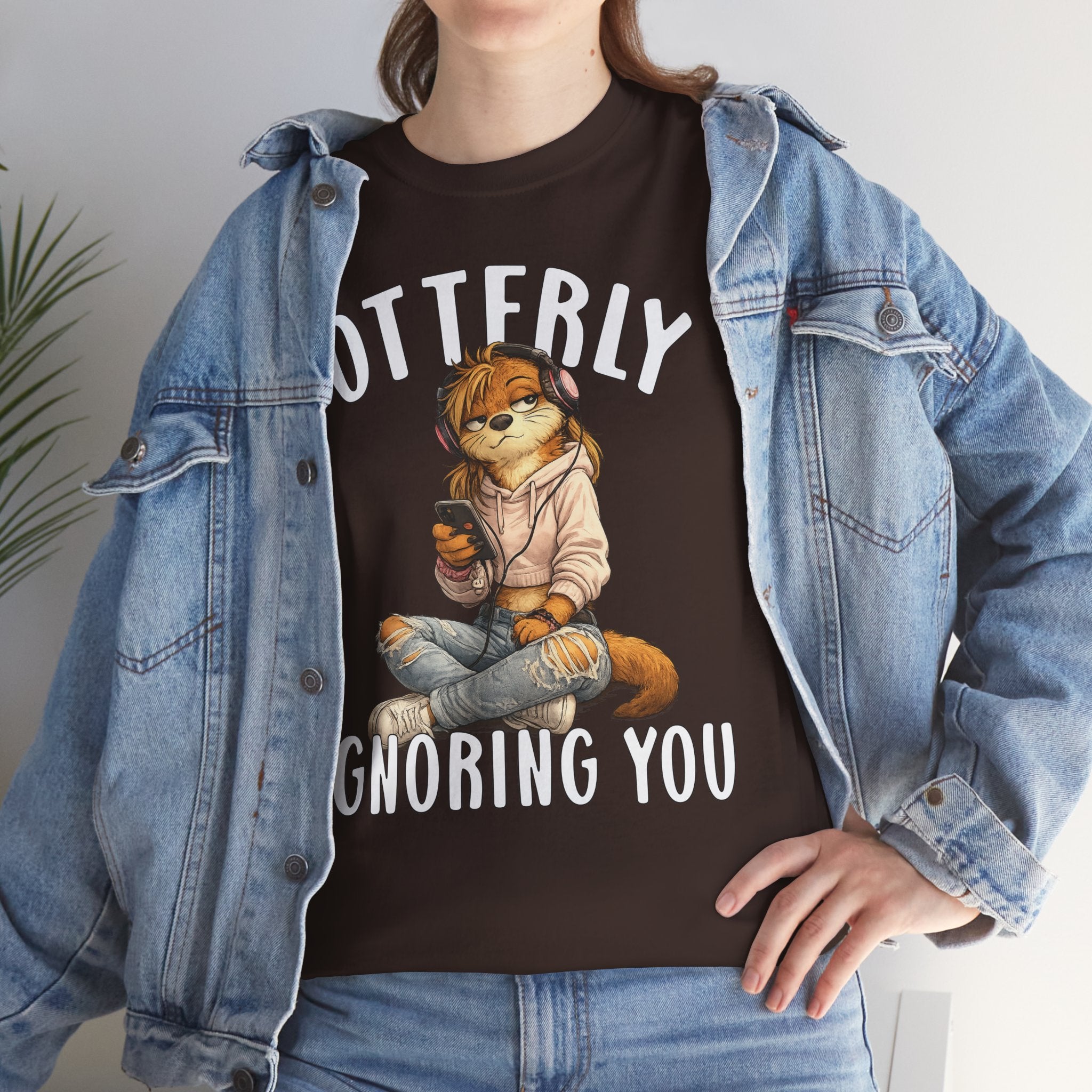 "Otterly Ignoring You" TeenGirl Tee - Otter Series