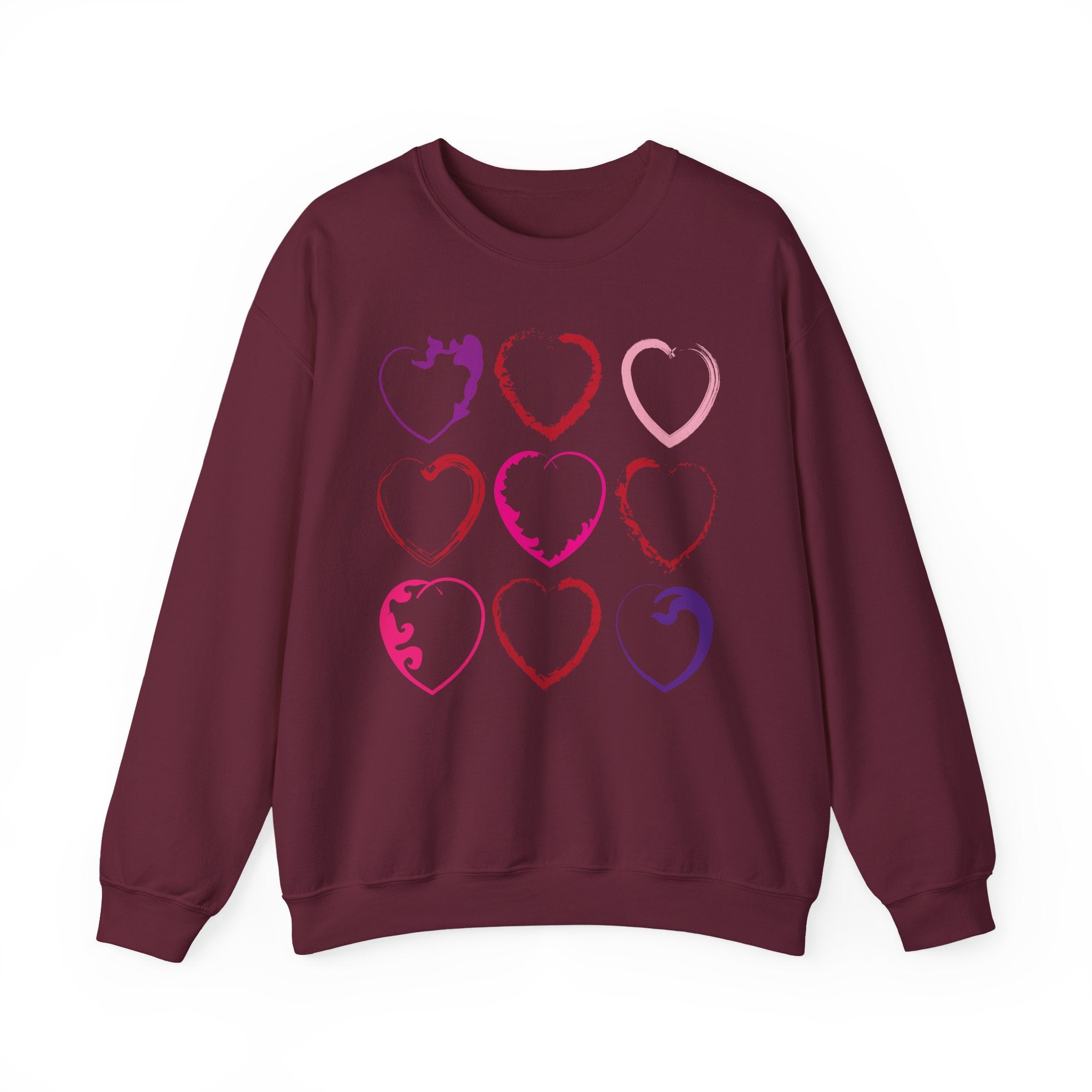 Nine Hearts Valentine's Day Sweatshirt