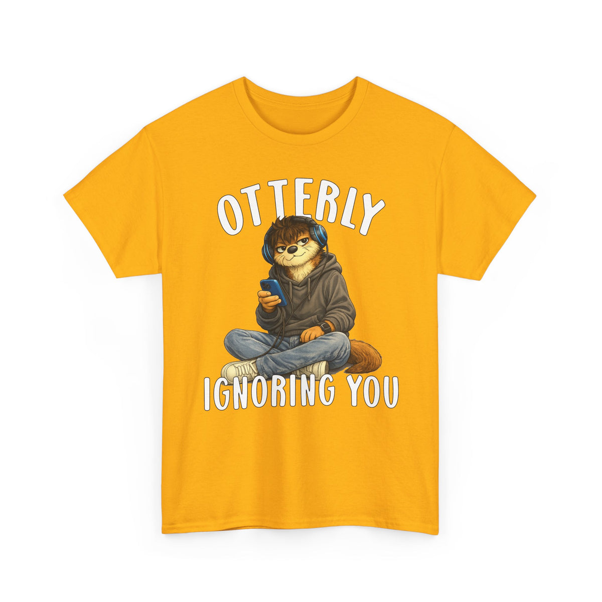 "Otterly Ignoring You" Teen Boy Tee - Otter Series