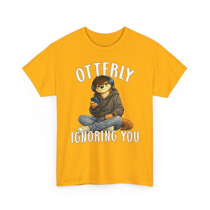 "Otterly Ignoring You" Teen Boy Tee - Otter Series