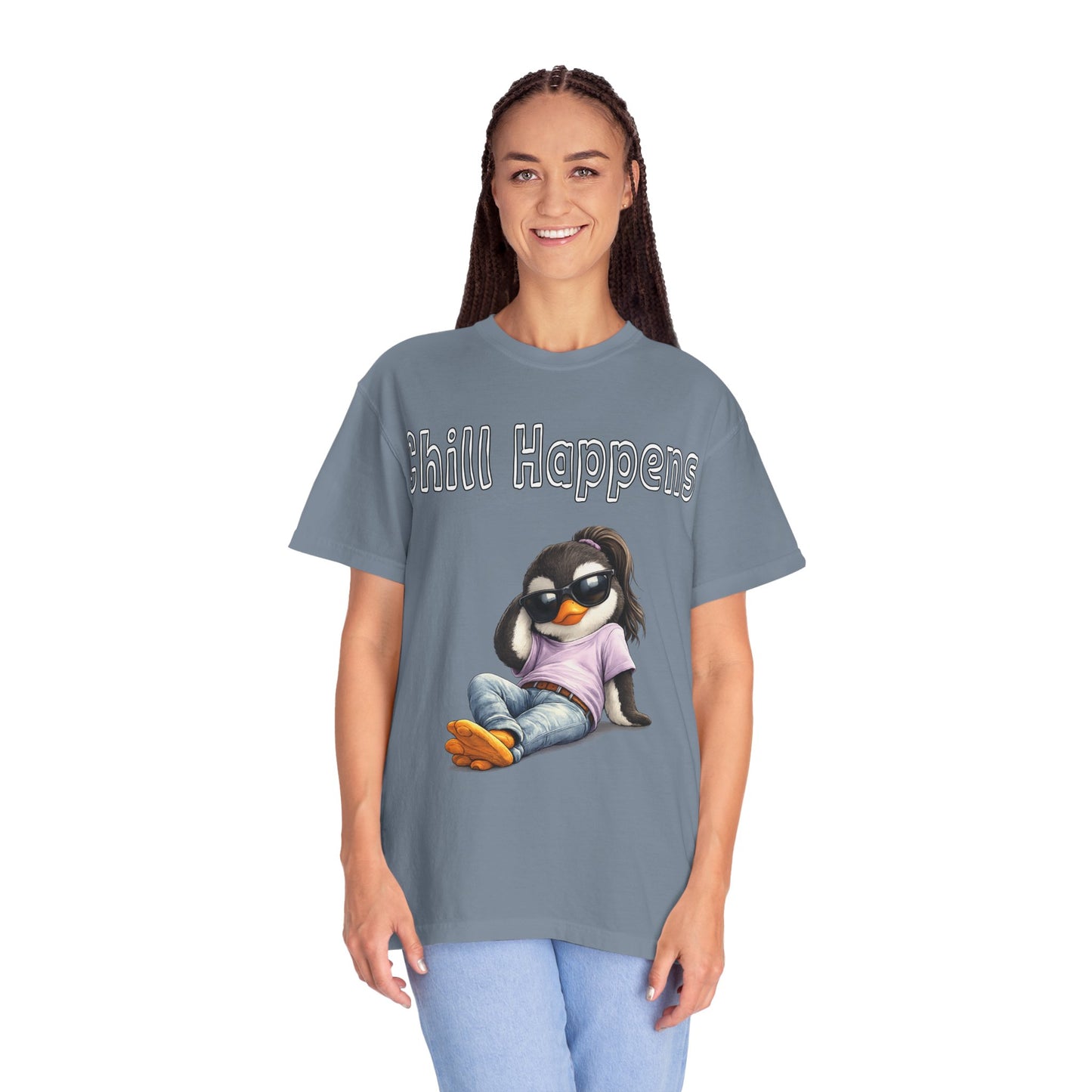"Chill Happens" T-shirt Penguin Series