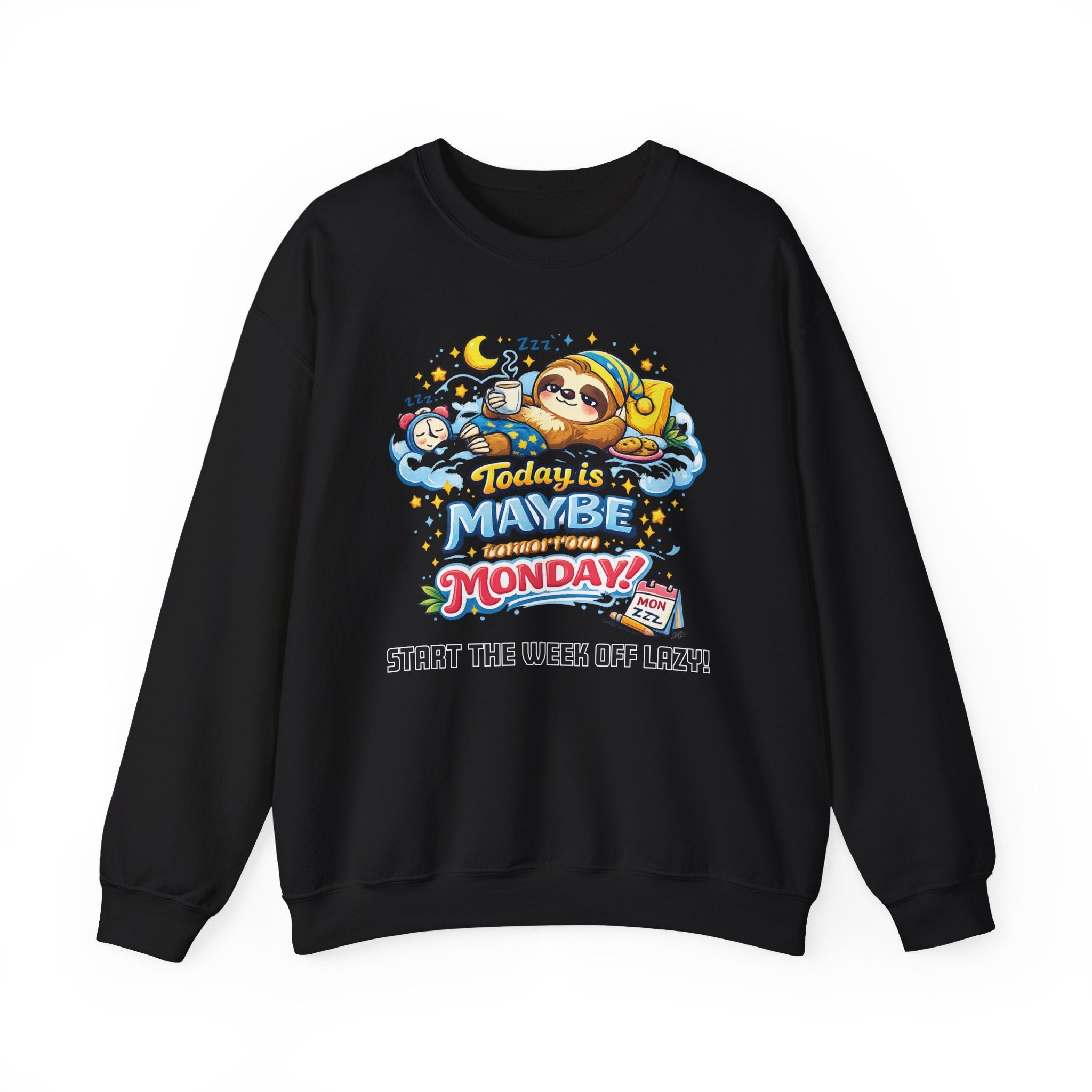 Monday - Procrastination Sloth Series Sweatshirt