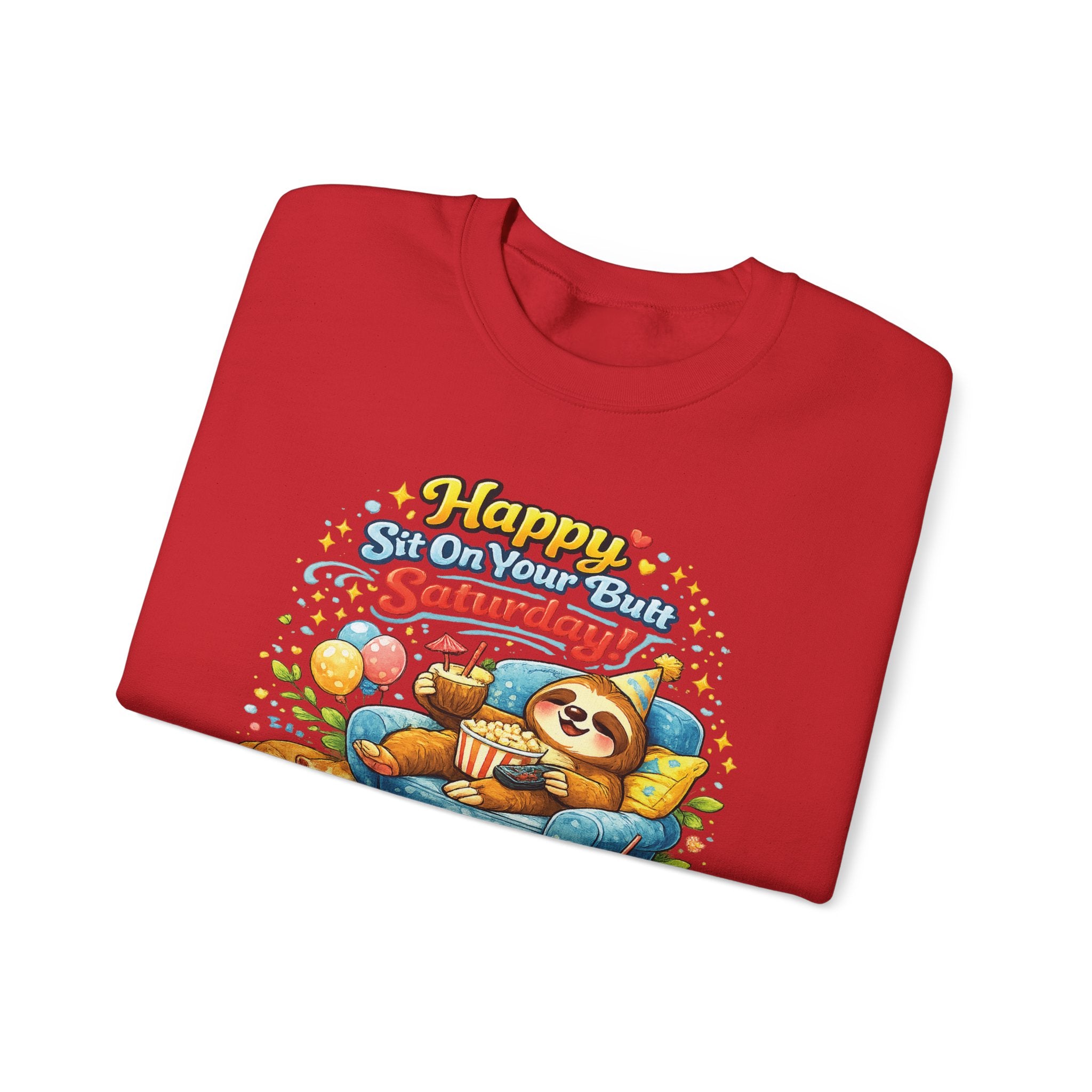 Saturday - Procrastination Sloth Series Sweatshirt