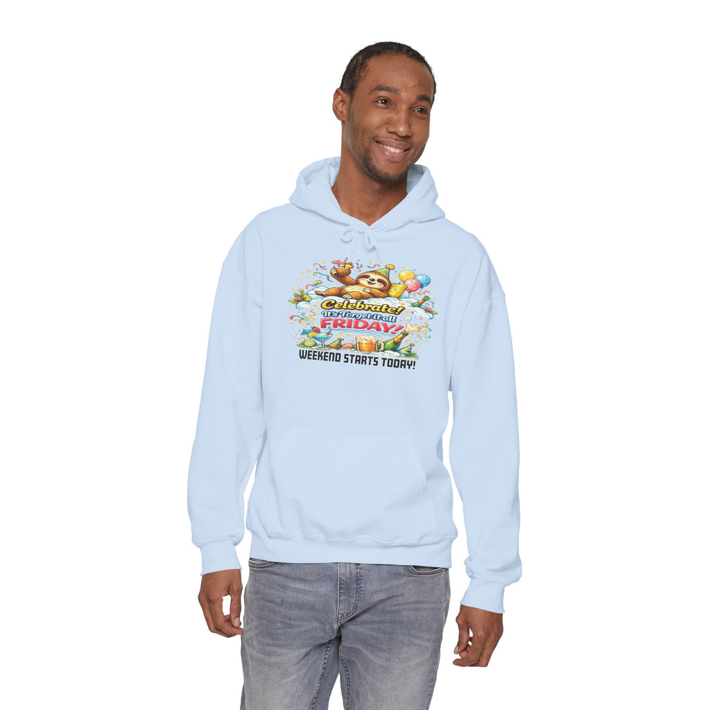 Friday - Procrastination Sloth Series Hoodie