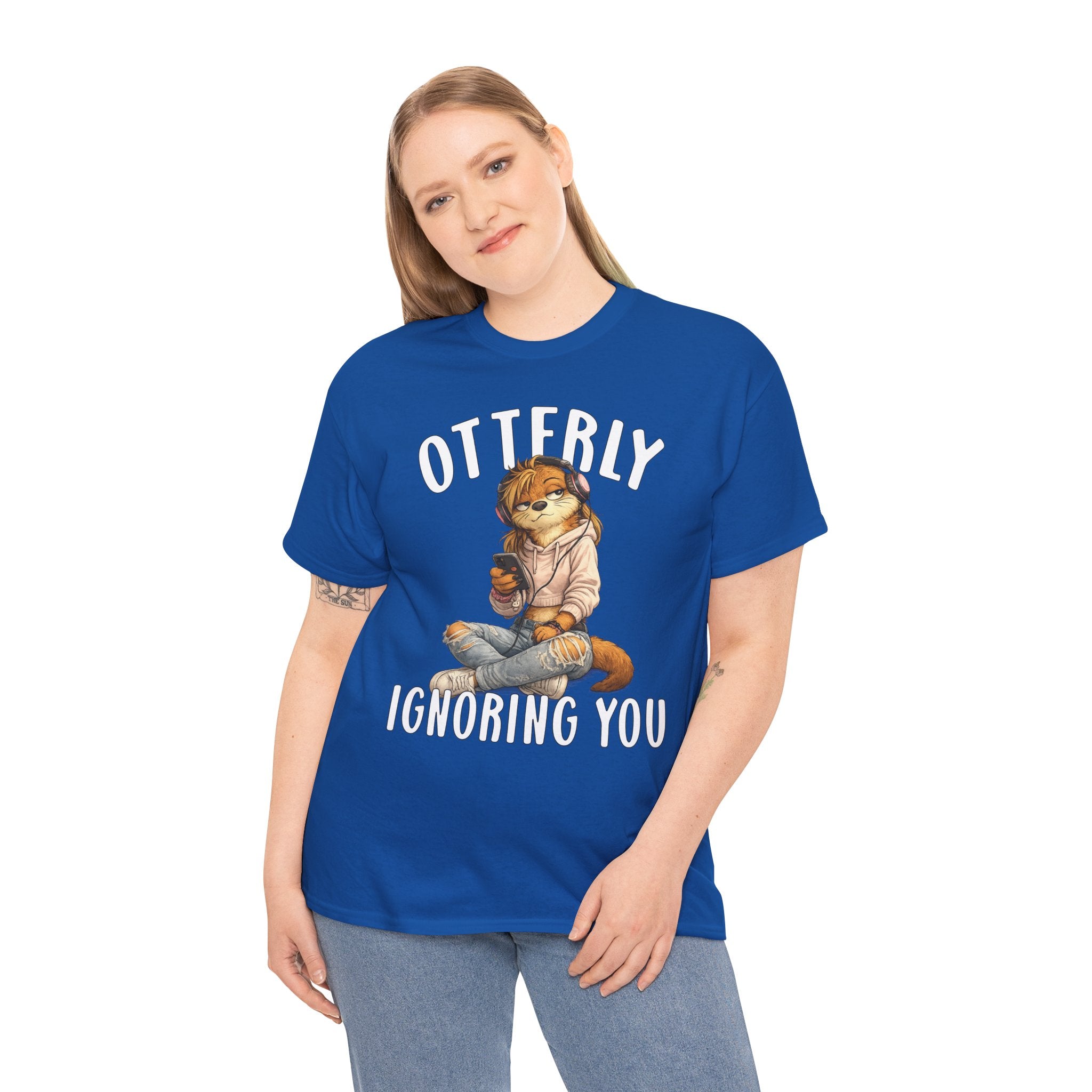 "Otterly Ignoring You" TeenGirl Tee - Otter Series