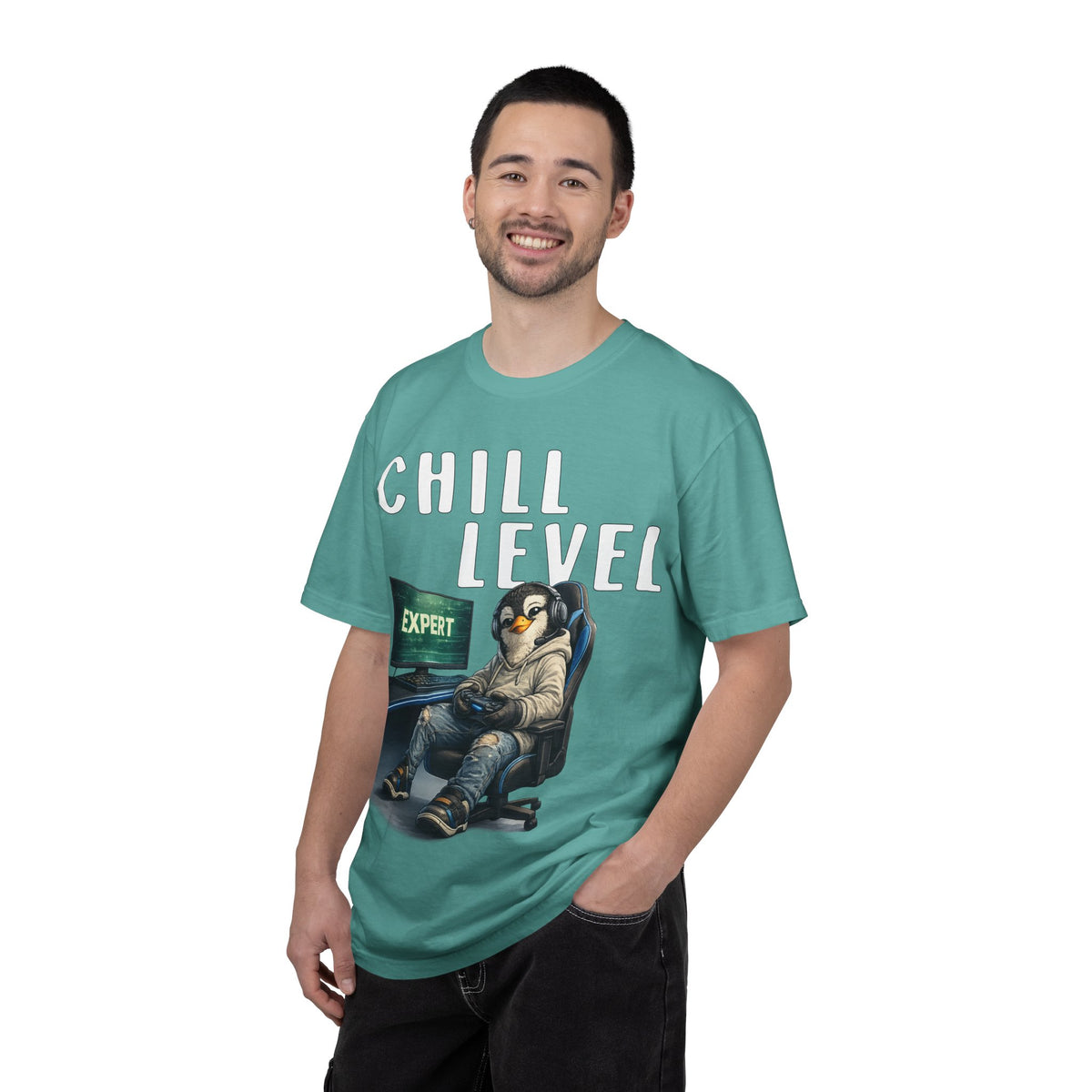 Chill Level Expert Boy T-shirt - Penguin Series