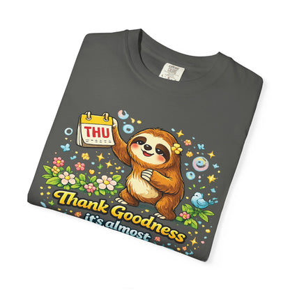 Thursday - Procrastination Sloth Series T-shirt