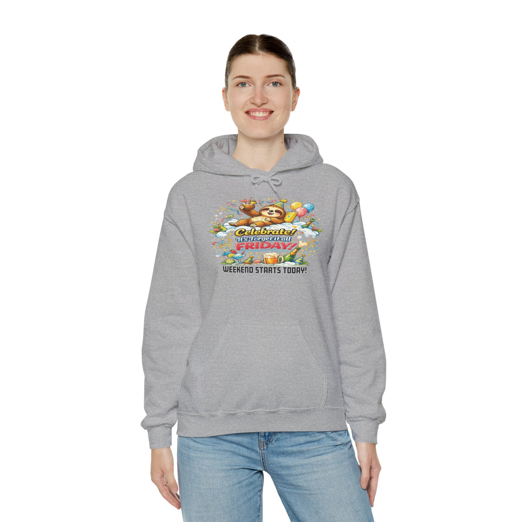 Friday - Procrastination Sloth Series Hoodie