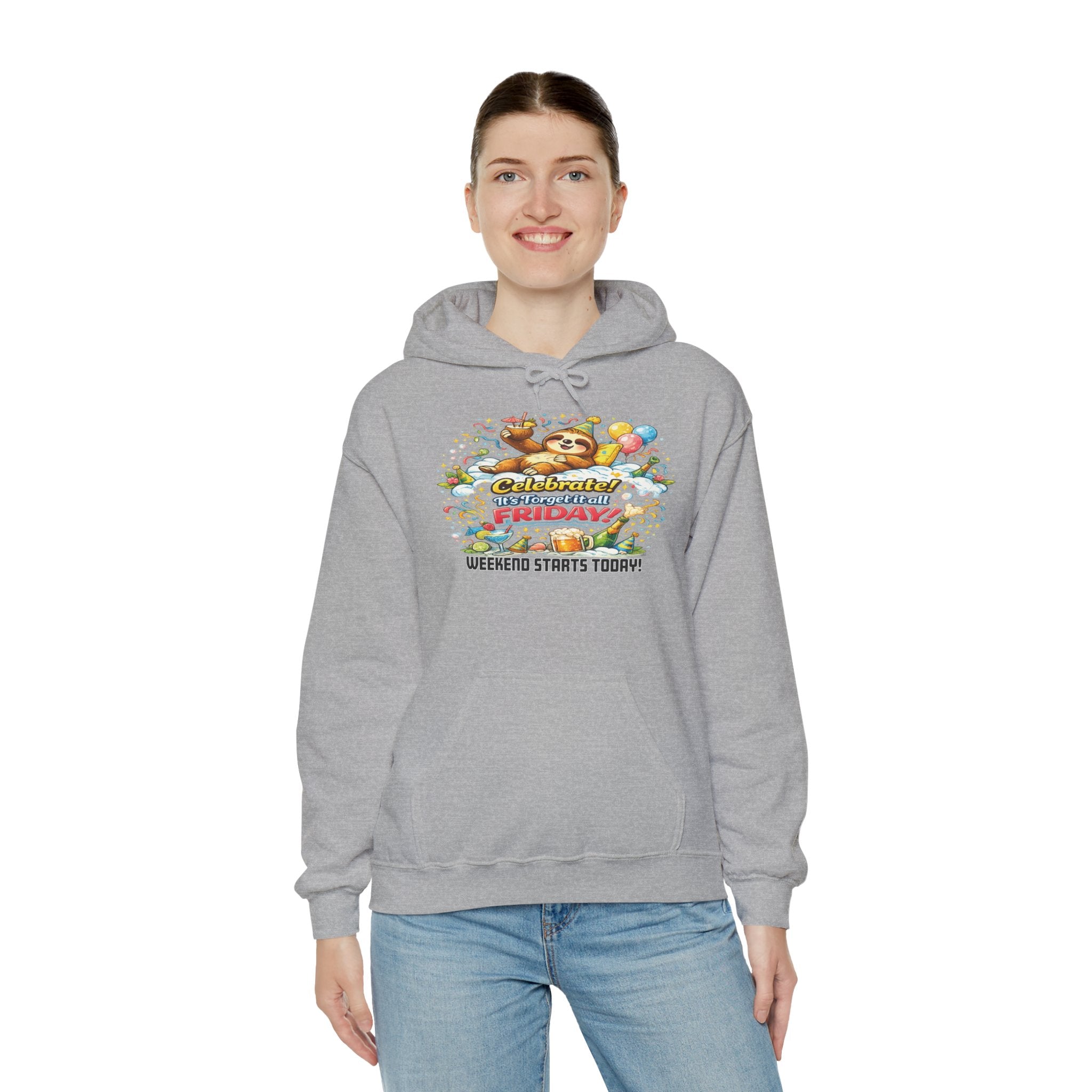 Friday - Procrastination Sloth Series Hoodie