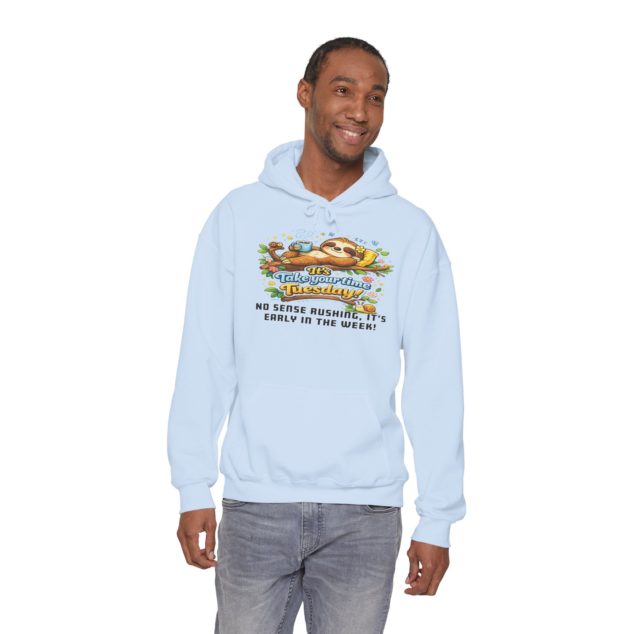 Tuesday - Procrastination Sloth Series Hoodie