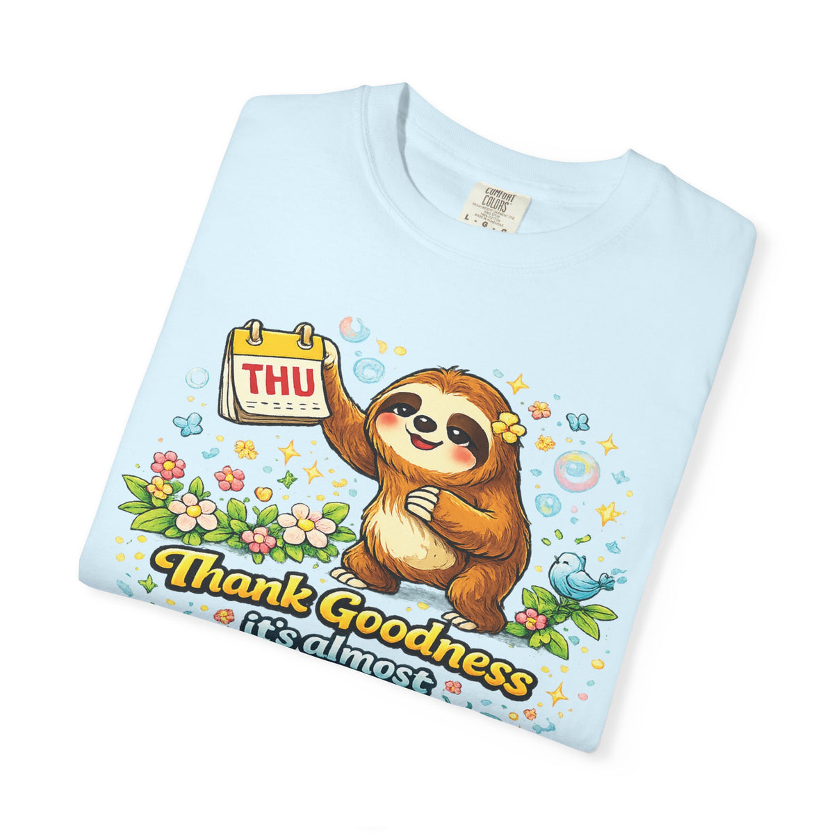 Thursday - Procrastination Sloth Series T-shirt