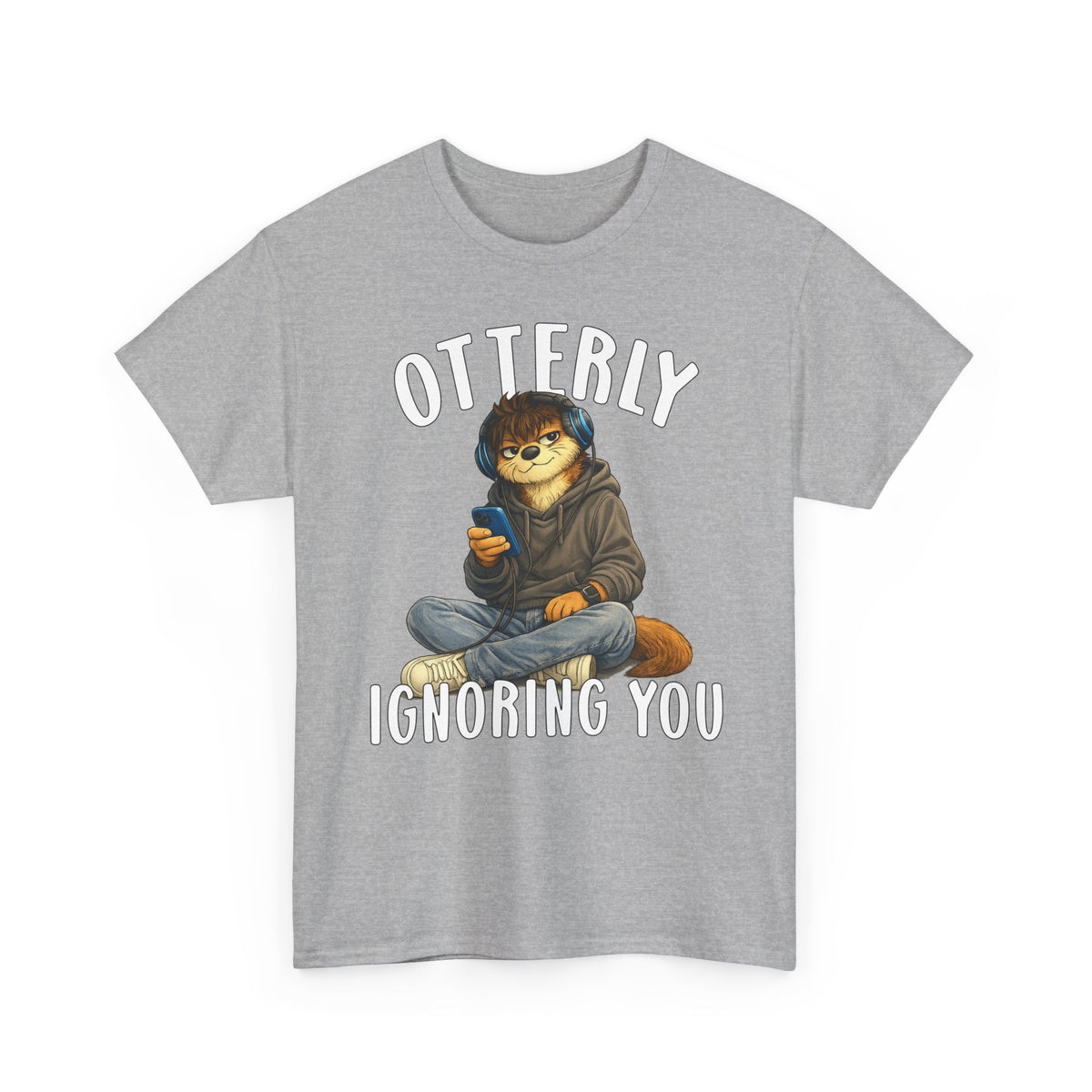 "Otterly Ignoring You" Teen Boy Tee - Otter Series