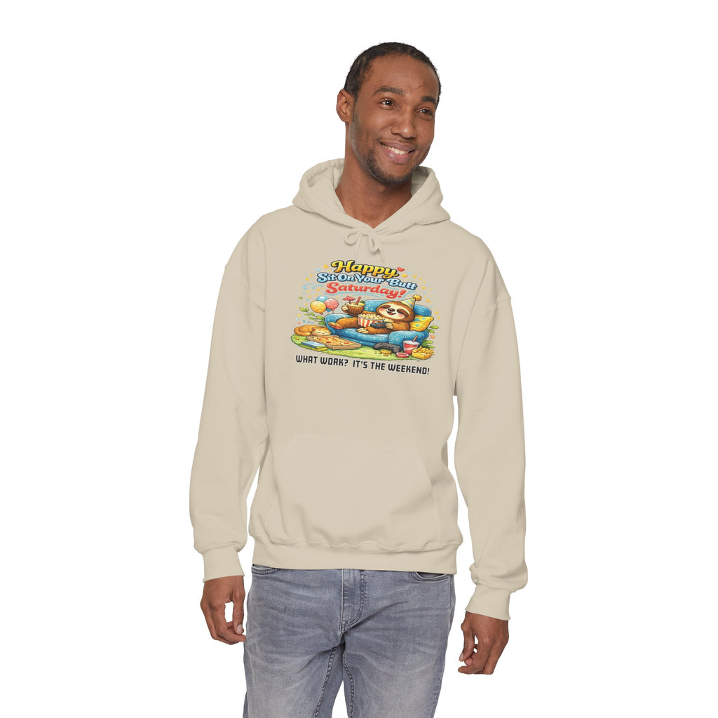 Saturday - Procrastination Sloth Series Hoodie