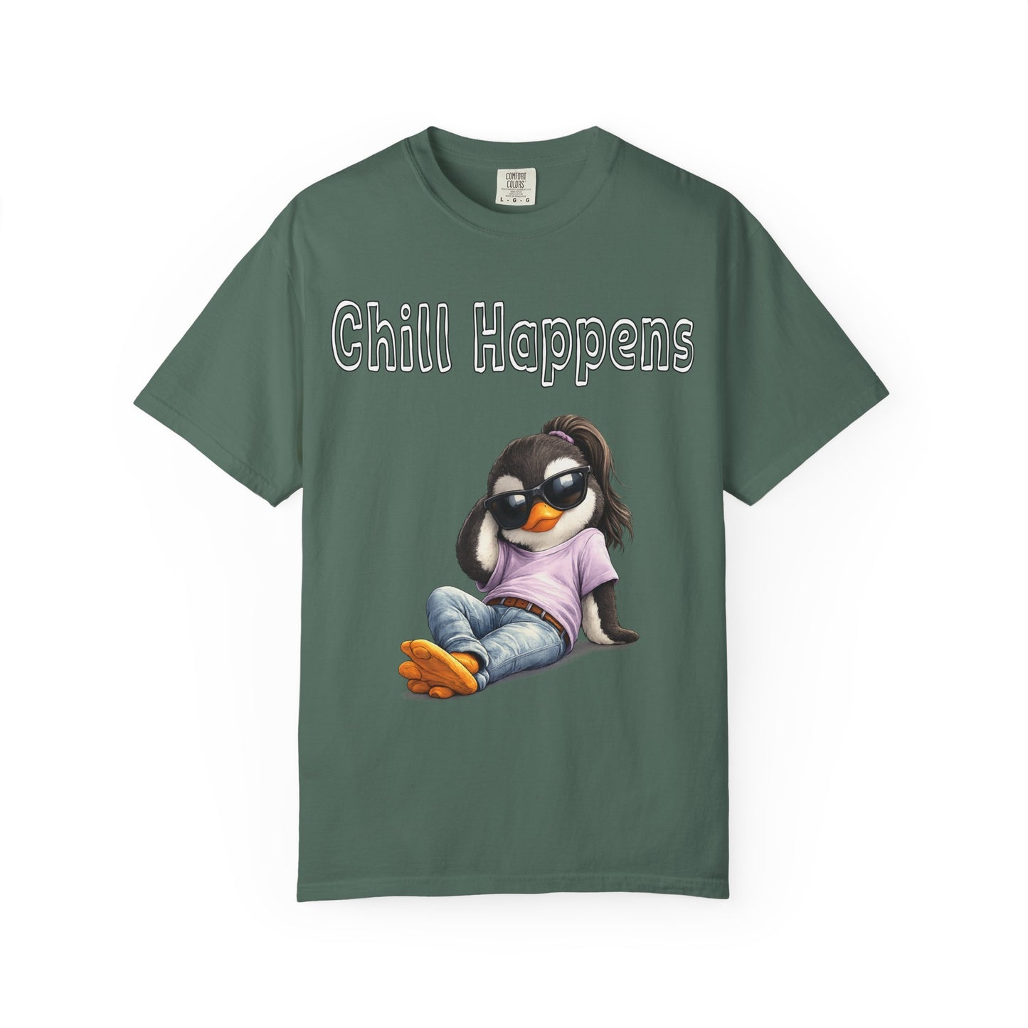 "Chill Happens" T-shirt Penguin Series