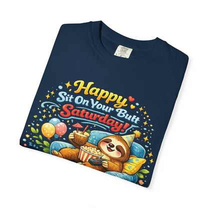 Saturday - Procrastination Sloth Series T-shirt